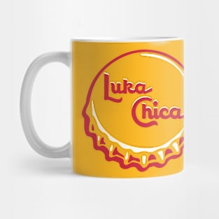 Topo Chico Bottlecap vs Luka Doncic vs Dallas Mavericks Red Mug